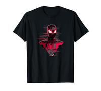 Marvel Spider-Man: Miles Morales Glitch Big Face T-Shirt