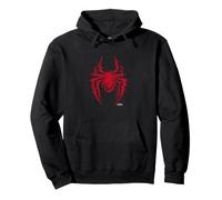 Marvel Spider-Man: Miles Morales Glitch Spider Logo Pullover Hoodie