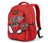 Marvel Spider-Man Rucksack für Jungen | Schultasche mit 3 Fächern für die Grundschule | Gepolsterte, reflektierende Träger und Seitentaschen für Trinkflaschen
