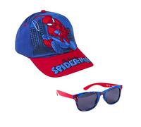 Marvel Spider-Man Set aus Baseballkappe und Sonnenbrille für Jungen, UV-Schutz-Sonnenbrille, Hut für Kinder