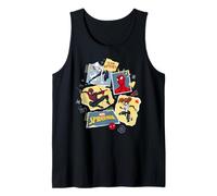 Marvel Spider-Man Spider-Girl Ghost-Spider Miles Team Spidey Tank Top