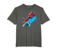 Marvel Spider-Man T-Shirt, Klassisch, Cartoon, Blau, S, V-Ausschnitt, Kurzarm, Unisex, EU Small