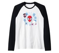 Marvel Spider-Man Team Spidey Big Face Collage Raglan