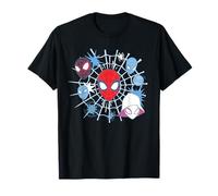 Marvel Spider-Man Team Spidey Big Face Collage T-Shirt