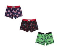 Marvel Spider-Man, The Hulk, Captain America, 3er-Pack Herren-Boxershorts, Marvel Heroes, Small