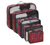Marvel Spiderman 5-teiliges Packwürfel-Set - Spiderman, Ironman, Captain America - 5-teiliges Packwürfel, Reisezubehör, Gepäck-Organizer-Set - für Kinder, Teenager, Erwachsene
