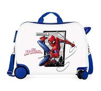 Marvel Spiderman Action Kinder-Koffer Blau 50x38x20 cms Hartschalen ABS Kombinationsschloss 34L 2,3Kgs 4 Räder Handgepäck