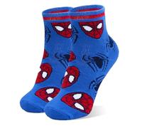 Marvel Spiderman - Avengers Spiderman Socken für Kinder, aus Baumwolle (IT, Größe, 23, 26, Blau)
