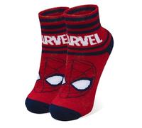 Marvel Spiderman - Avengers Spiderman Socken für Kinder, aus Baumwolle (IT, Größe, 27, 30, Rot)
