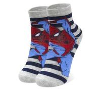 Marvel Spiderman - Avengers Spiderman Socken für Kinder, Baumwolle (IT, Größe, 27, 30, Grau)