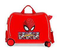 Marvel Spiderman Comic Kinderkoffer, Rot, 50 x 38 x 20 cm, starr, 0 seitlicher Zahlenkombinationsverschluss, 38 l, 3 kg, 4 Handgepäckstücke