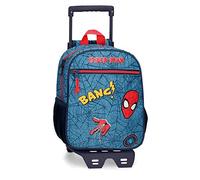 Marvel Spiderman Denim Kleiner Rucksack mit Trolley, blau, 23 x 28 x 10 cm, Polyester, 6,44 l