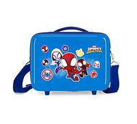 Marvel Spiderman Go webs go Anpassbarer Kulturbeutel mit blauem Schultergurt 29 x 21 x 15 cm starres ABS 9,14 l 0,6 kg