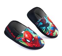 Marvel Spiderman Hausschuhe Kinder Avengers Kinder Hausschuhe (Schwarz Spiderman, numeric_28)