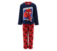 Marvel Spiderman Jungen Pyjama, 2-teiliges Set Weicher Fleece Pyjama, Größen 3 bis 8 Jahre (DE/NL/SE/PL, Alter, 6 Jahre, Regular, Blau)