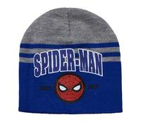 Marvel Spiderman Mütze Kinder | Geschenke für Jungen | Beanie | Wintermütze Spidey | Strickmütze | Haube Kinder | Spider-Man (DE/NL/SE/PL, Numerisch, 52, Blau)