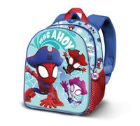 Marvel Spiderman Pirates-Elite 3D Rucksack, Blau, 25 x 30 cm, Kapazität 7 L