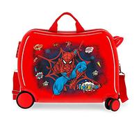 Marvel Spiderman Pop Kinder-Koffer Rot 50x38x20 cms Hartschalen ABS Kombinationsschloss 38L 2,1kgs 4 Räder Handgepäck