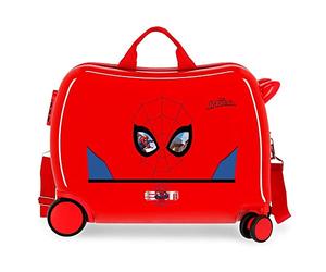Marvel Spiderman Protector Kinderkoffer Rot 50 x 39 x 20 cm Starres ABS Seitliches Zahlenschloss 34 L 1,8 kg 4 Rollen Handgepäck