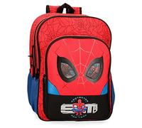 Marvel Spiderman Protector Schulrucksack Doppelfach Anpassbar an Trolley Rot 30x40x13 cm Polyester 15,6L