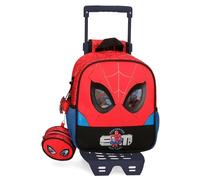 Marvel Spiderman Protector Vorschulrucksack mit rotem Trolley 23x25x10 cm Polyester 5,75L