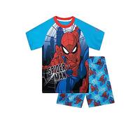 Marvel Spiderman Pyjamas für Jungen | Spider-Man Jungen Kurzpyjamas | 116 | Offizielles Spider Man Merchandise