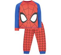 Marvel - Spiderman Pyjamas für Kinder, Alter 5-6 - Langarm Spiderman Pyjama Set - 100% Baumwolle, Langarm Superhelden Pyjamas - Offizieller Merchandise - Rot