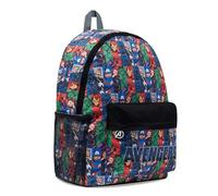 Marvel Rucksack, Schulrucksack mit gepolsterte Gurten & Mesh-Seitentaschen - Geschenke für Jungs (Mehrfarbigen)