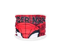 Marvel Spiderman Schal Kinder | Schlauchschal | Loop | Spidey Halstuch | gefüttert mit Fleece | Rot und Blau | Winter (Rot)