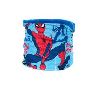 Marvel Spiderman Schal Kinder | Schlauchschal | Loop | Spidey Halstuch | gefüttert mit Fleece | Rot und Blau | Winter (Blau)
