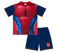 Marvel Spiderman - Schlafanzug mit Kurzarm für Kinder - 100% Baumwolle - 3-4 Jahre: 104cm