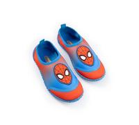 Marvel Spiderman Schuhe für Jungen, rot & blau | Grafik-Schuhe für den Pool mit strukturierter Sohle und Anziehlasche | Strand- und Sommermode für den Pool Fanartikel