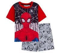 Marvel Spiderman Short Pyjamas für Jungen Kinder Shortie Pjs Set Sommer Nachtwäsche Set