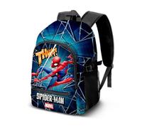 Marvel Spiderman Skills-Fight Rucksack 3.0, Schwarz, 31 x 41 cm, Kapazität 22 L