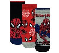 Marvel Spiderman Socken 3er Pack | Spiderman Socken für Kinder | Baumwollsocken Packung mit 3 | Mehrfarbig 27-30