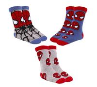 Marvel Spiderman Socken für Jungen, Spiderman Design, Geschenk für Jungen und Teenager, Größe EU 31/34