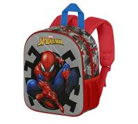 Marvel Spiderman Symbol-Elite 3D Rucksack, Grau, 25 x 30 cm, Fassungsvermögen 7 L, Grau Spiderman, Einheitsgröße, Elite 3D Rucksack