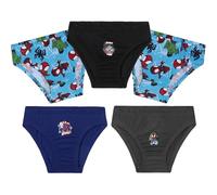 Marvel Spiderman Unterhosen Jungen Kleinkinder 5er Pack Slips Kinder Unterwäsche mit Coolen Designs Spidey The Avengers Geschenk Idee (3-4 Jahre, Blau Spidey)