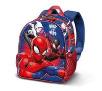 Marvel Spiderman Word-Basic Rucksack, Blau, 30 x 38 cm, Kapazität 13 L