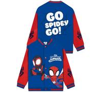 Marvel Spidey And His Amazing Friends Bomberjacke, Spiderman Jacke Jungen, Varsity-Style Jacken Für Jungen, Blau 128