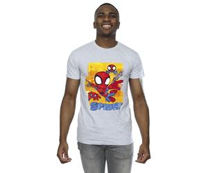 Marvel - "Spidey And His Amazing Friends" T-Shirt für Herren (Grau) S