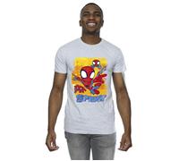 Marvel - "Spidey And His Amazing Friends" T-Shirt für Herren (Grau) XL