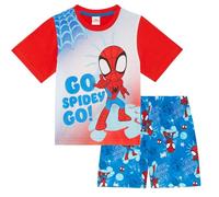 Marvel Spidey & Friends, Spiderman - Schlafanzug mit Kurzarm für Kinder - 5-6 Jahre: 116cm