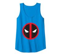 Marvel Studios Deadpool & Wolverine Bold Deadpool Symbol Tank Top, Damen, Saphir, S