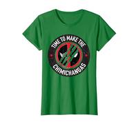 Marvel Studios Deadpool & Wolverine Chimichangas Claw Slash T-Shirt, Damen, Dunkelgrün, 3XL