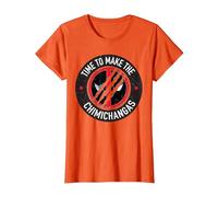 Marvel Studios Deadpool & Wolverine Chimichangas Claw Slash T-Shirt, Damen, Orange, S