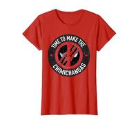 Marvel Studios Deadpool & Wolverine Chimichangas Claw Slash T-Shirt, Damen, Rot, S