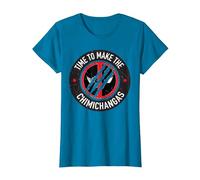Marvel Studios Deadpool & Wolverine Chimichangas Claw Slash T-Shirt, Damen, Saphir, L