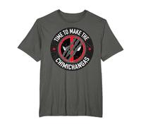Marvel Studios Deadpool & Wolverine Chimichangas Claw Slash T-Shirt, Herren Große Größen, Anthrazit, 3X Tall