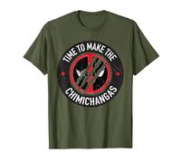 Marvel Studios Deadpool & Wolverine Chimichangas Claw Slash T-Shirt, Herren, Olivgrün, 3XL